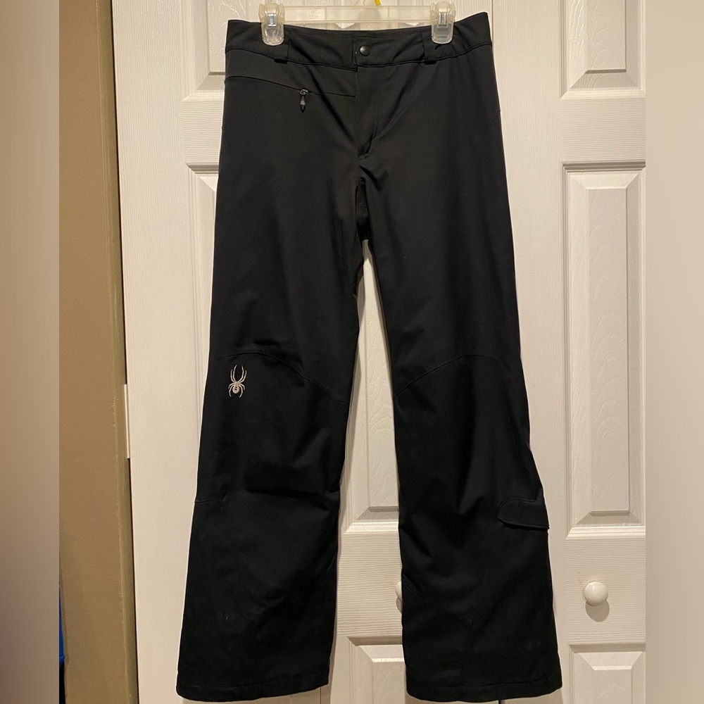 Black women’s Spyder snow pants